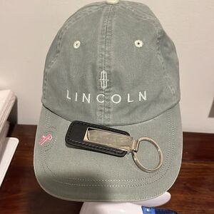 Lincoln Auto Dealer Breast Cancer Pink Ribbon women’s casual Baseball Cap hat